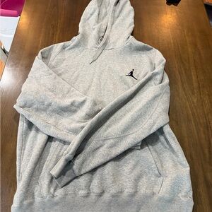 Jordan Light Gray Hoodie for Men